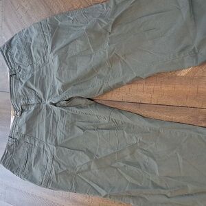 Tribal Women's Cargo Olive Chino Pants